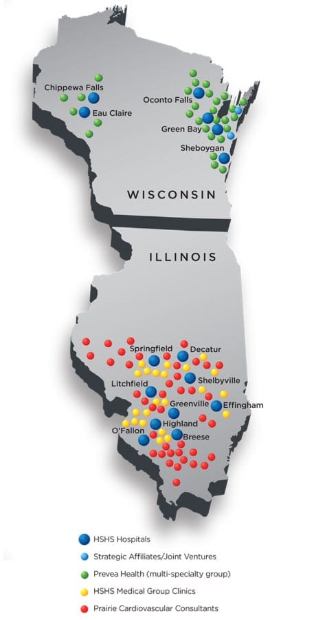 HSHS System Map