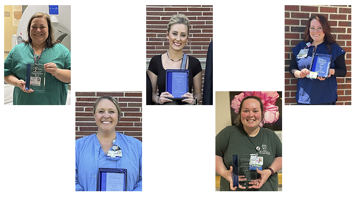 Nurse exemplar award recipients