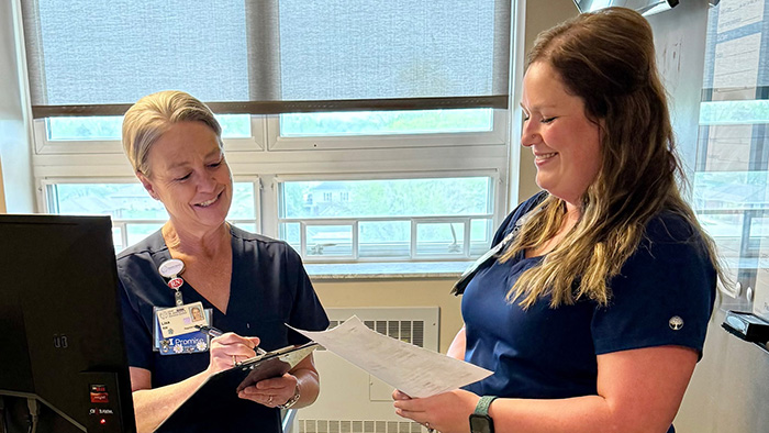 Lisa Bayles and Kristen Forson