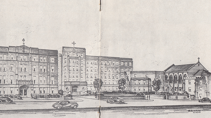 HSHS St. Elizabeth's Hospital in 1927