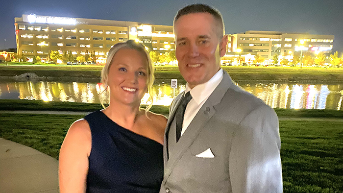 Chris and Leslie Klay at the Elizabethan Gala