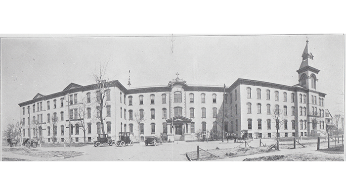 HSHS St. John's Hospital in the 1900s