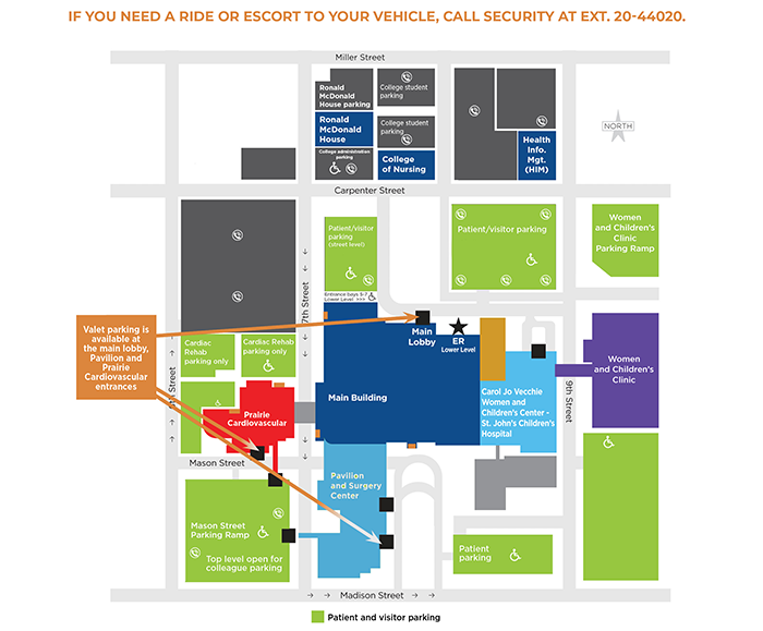 Campus Map and Parking