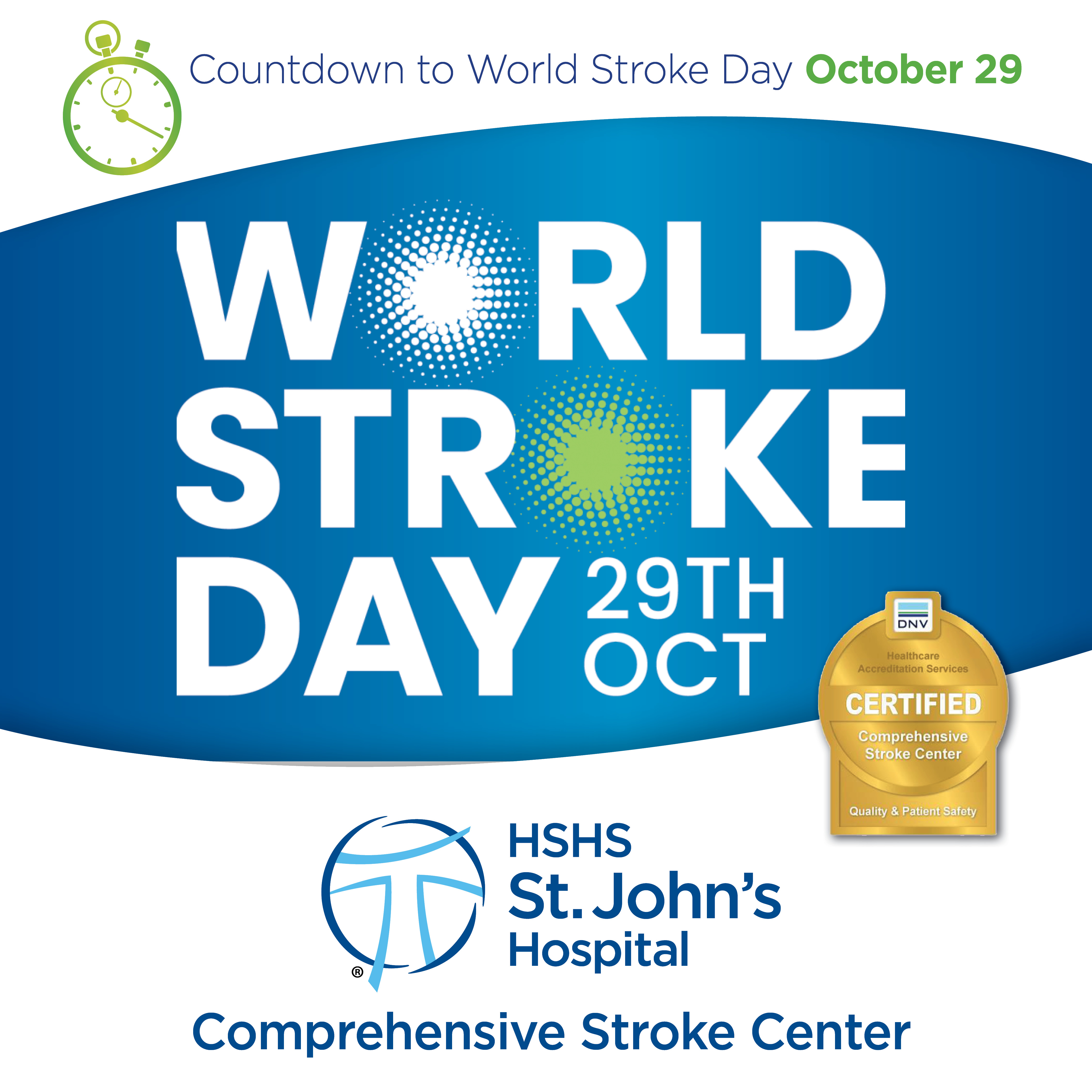 World Stroke Day is October 29.