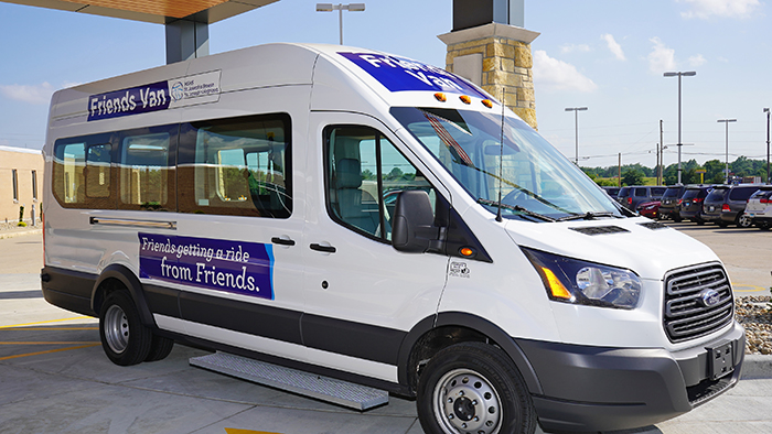 The Friends Van service at HSHS St. Joseph's Hospitals in Breese and Highland