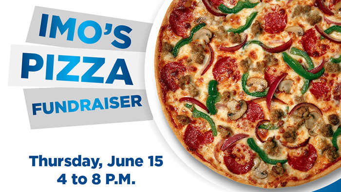 Imo's Pizza Fundraiser night on June 15