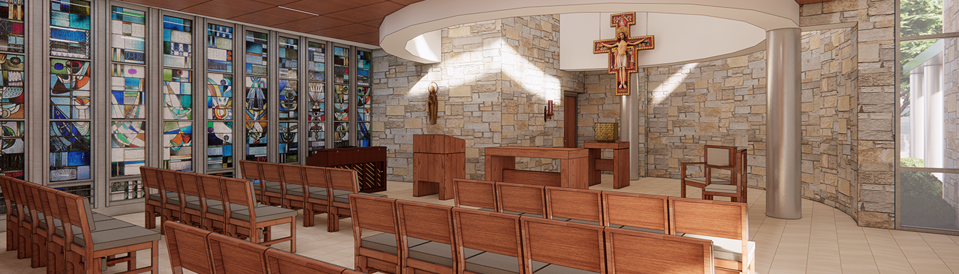 HSHS St. Mary's Hospital Rendering of Renovated Chapel