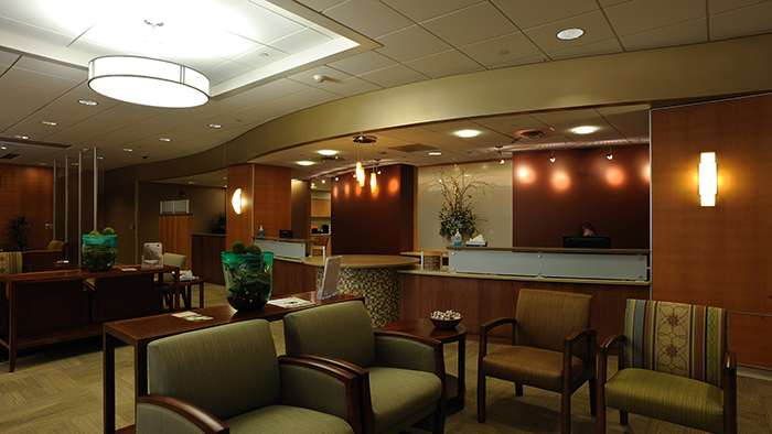 Cancer Center waiting area