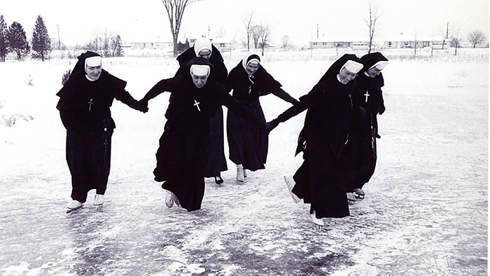 Sisters Skating