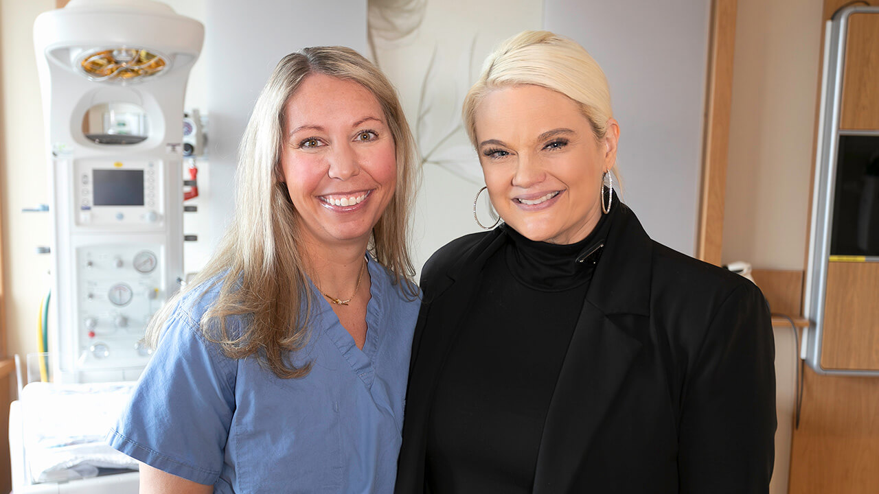 Andrea and Dr. Brooks