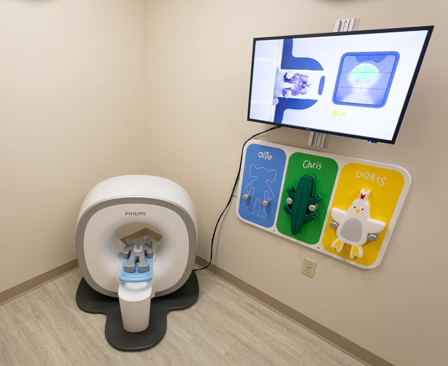 HSHS St. Vincent Children’s Hospital installs a “Kitten Scanner.” 