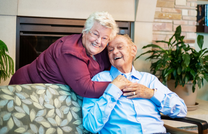 St Mary Decatur dental voucher elderly couple smiling