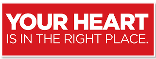 Your heart is in the right place