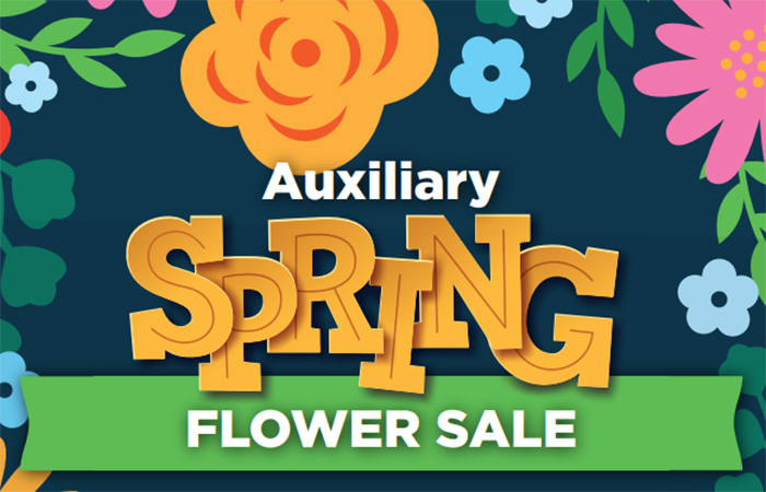 Auxiliary hosting spring flower sale
