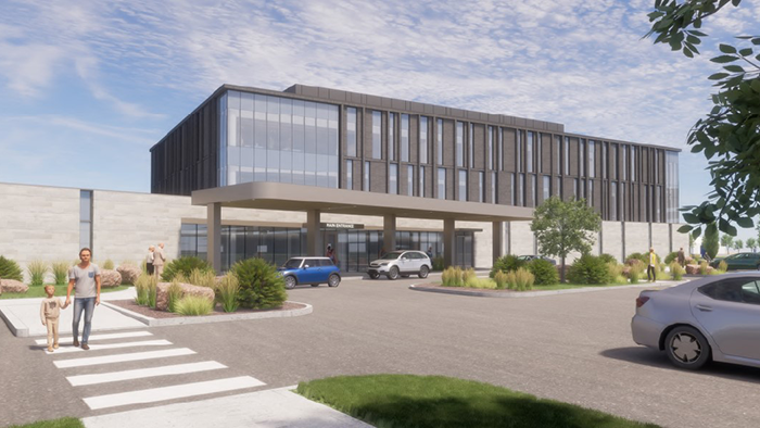 New Medical Building on the St. Elizabeth's campus.