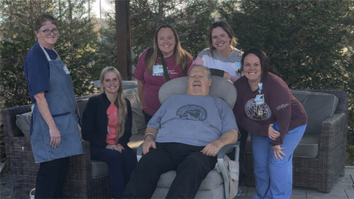 Rick and the care team at HSHS St. Joseph's Hospital - Breese