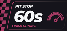Pit stop graphic - 60s