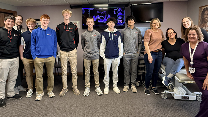 St. Anthony High School Students Observe Window to the Womb