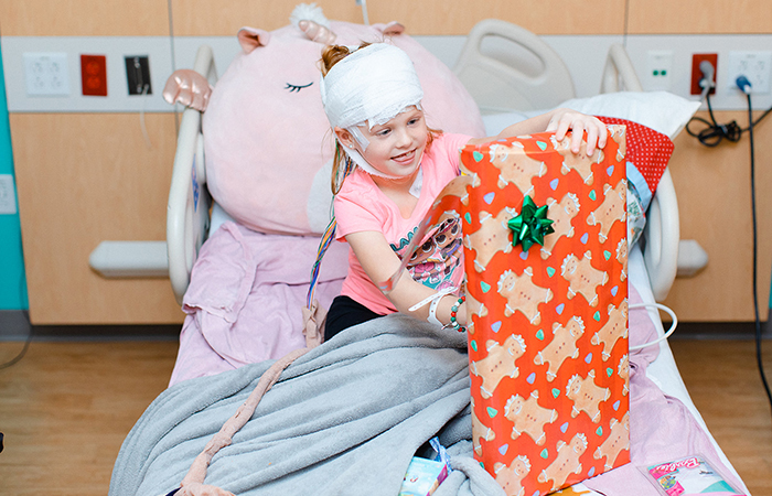 Christmas joy for our littlest patients