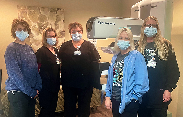 New 3D mammography installed