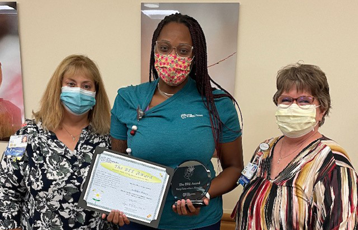 Quarterly BEE Award presented