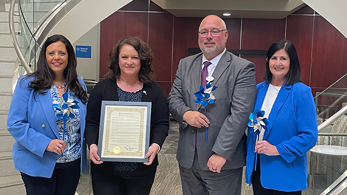 HSHS St. John’s Children’s Hospital recognizes Child Abuse Prevention Month with speakers, pinwheel 