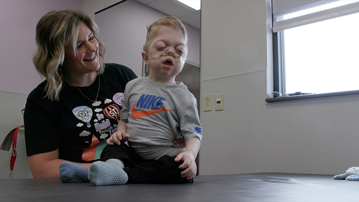 Four-year-old Reed Strieker