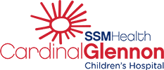 Cardinal Glennon Children's Hospital red and blue logo