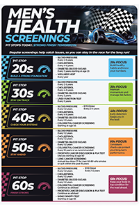 Men's Health Screening Flyer