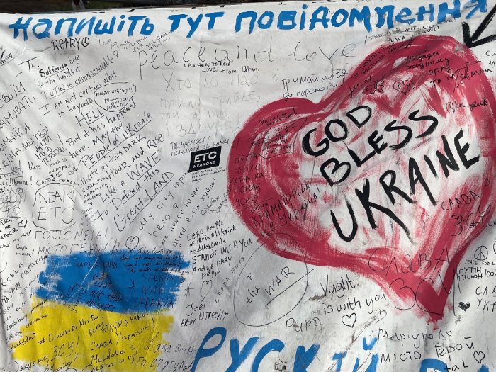 Continuing to support and pray for Ukraine