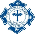 Blue St. John's College crest logo