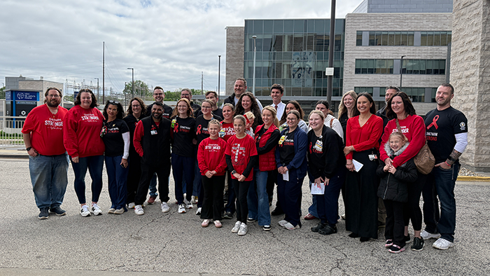 HSHS St. John’s Hospital, Springfield Memorial Hospital honor Chatham community one year after dayca