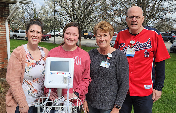 Vitals machine donated to Health Occupations 