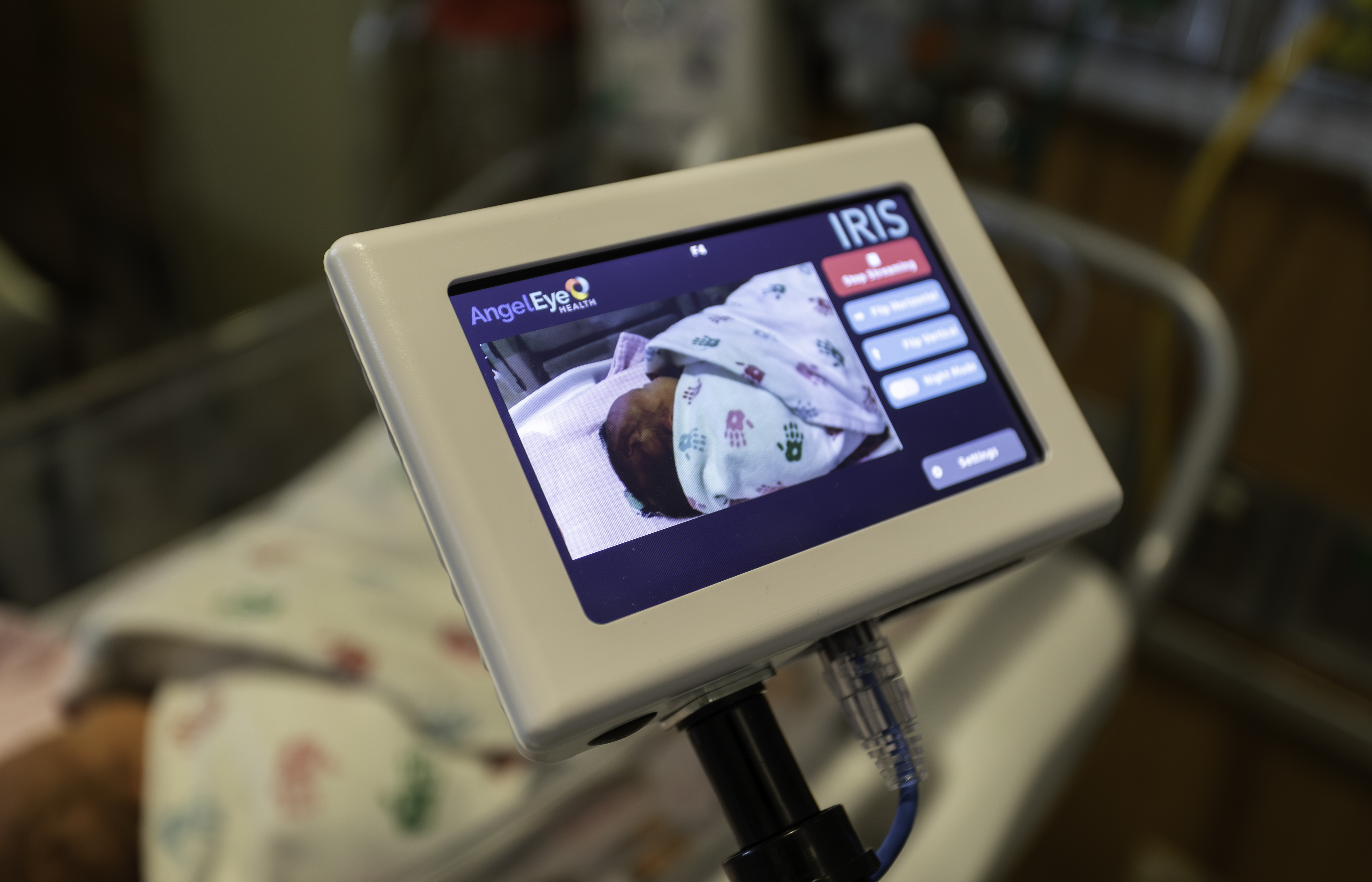 AngelEye NICU Camera System installed in every HSHS St. Vincent Children’s Hospital NICU bed