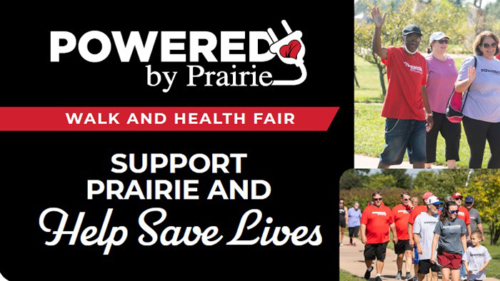 Powered by Prairie Walk & Health Fair