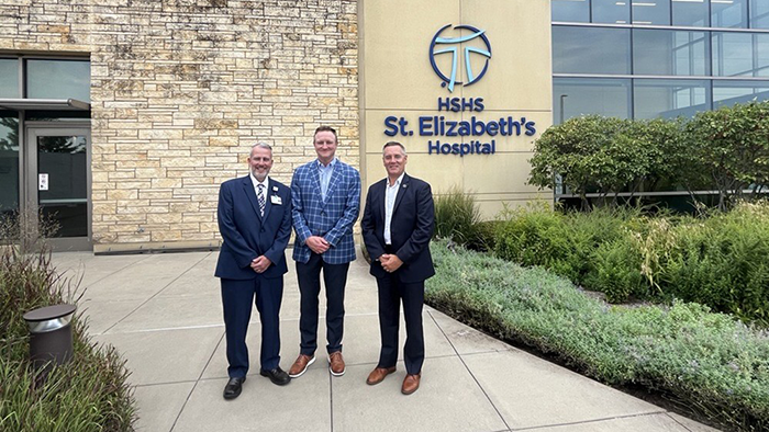 Scott Credit Union Donates $250K to HSHS St. Elizabeth’s Hospital Foundation
