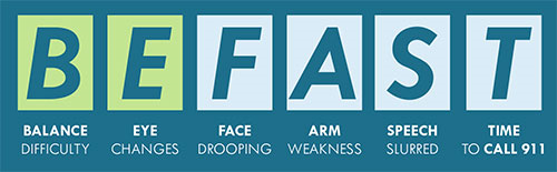 BE FAST acronym will help you remember the signs of a stroke