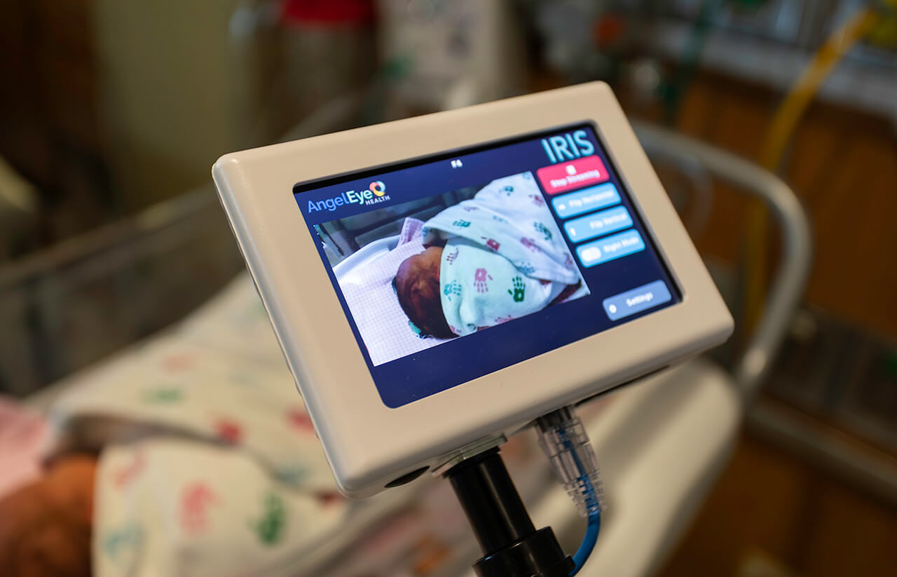 AngelEye NICU Camera System installed in every HSHS St. Vincent Children’s Hospital NICU bed