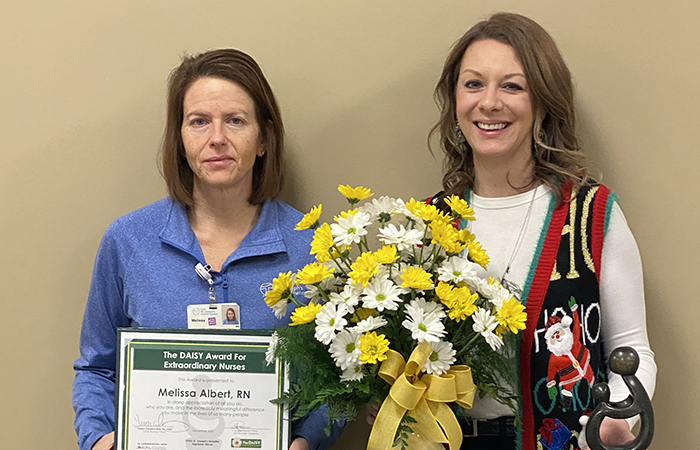 Melissa Albert honored with DAISY Award