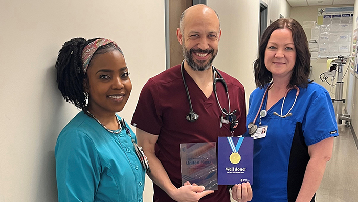 UnitedHealthcare Hero Award presented to Dr. Climaco