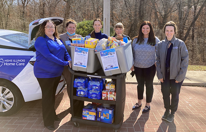 Pantry items collected