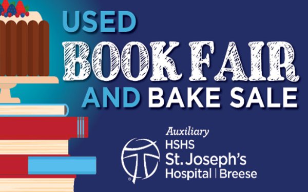 HSHS St. Joseph’s Hospital Breese Auxiliary hosting Used Book Fair and Bake Sale