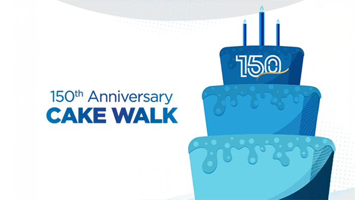 150th Anniversary Cake Walk