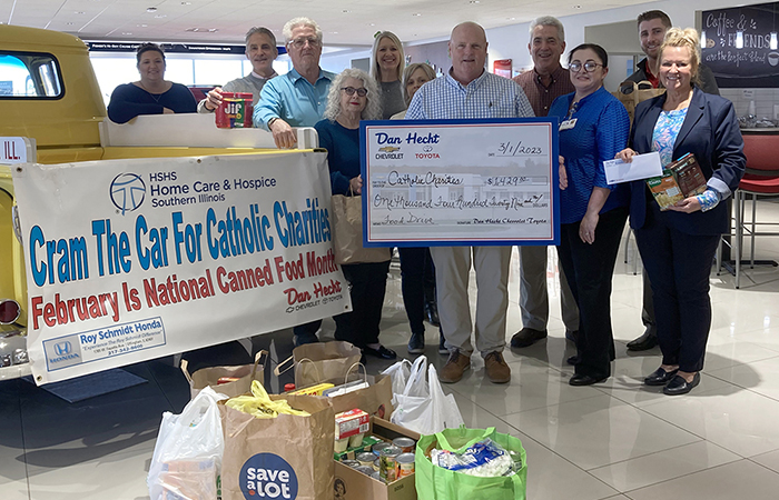 Food pantry items collected