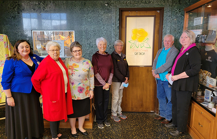 Dedicated volunteer honored by renaming of Gift Shop