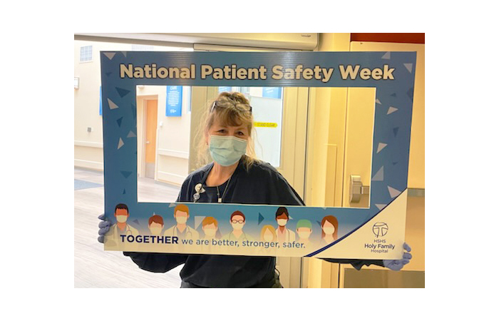 Colleagues celebrate National Patient Safety Week