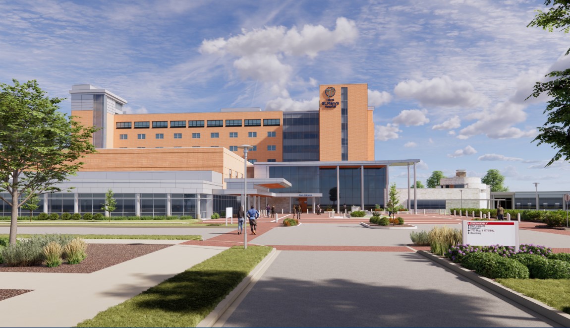 HSHS St. Mary’s Hospital Releases Renderings of Modernized Building Project
