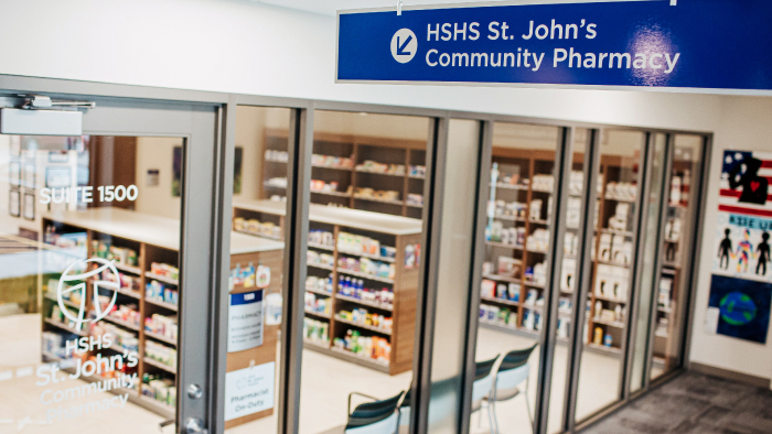HSHS St. John's Community Pharmacy in Suite 1500, Women and Children's Clinic, 400 N 9th St., Springfield
