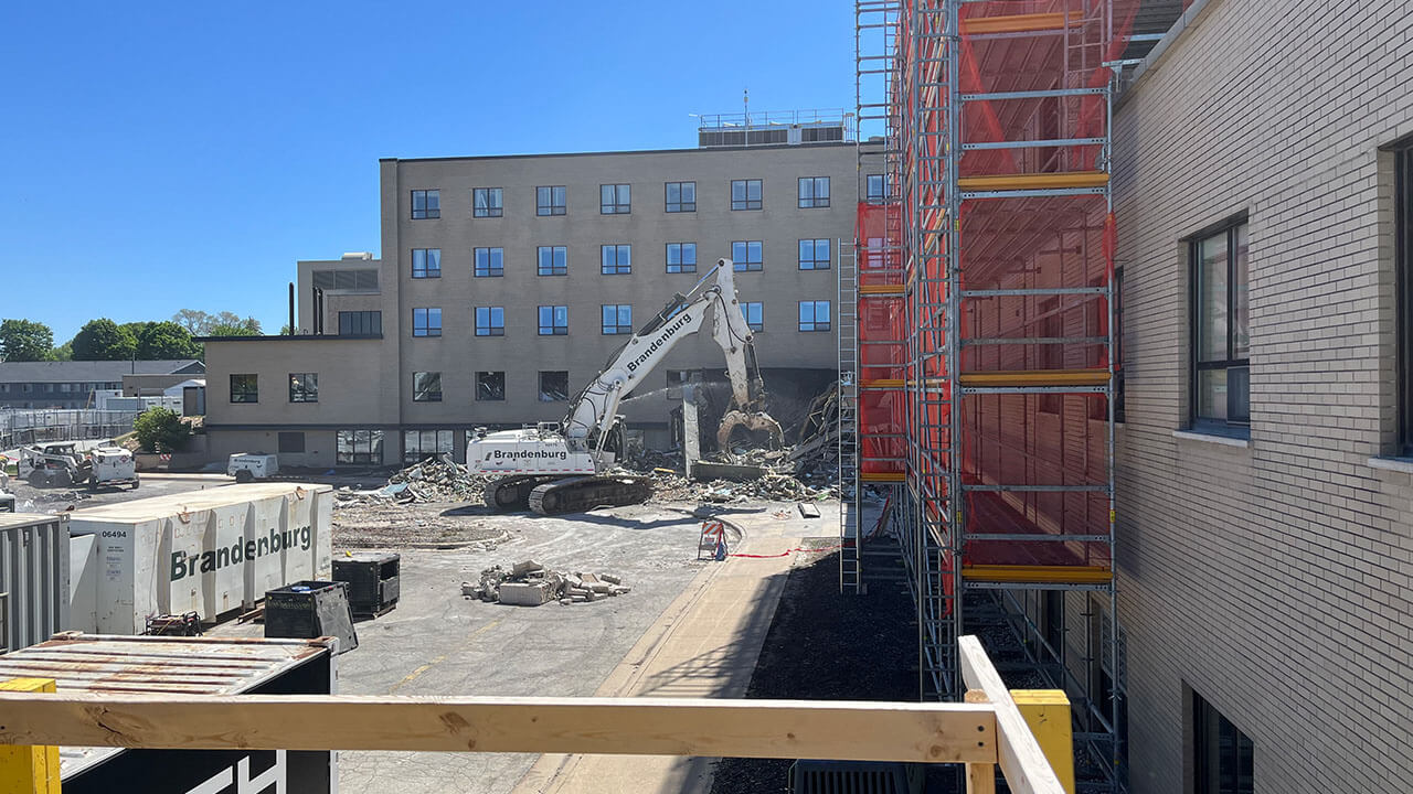 HSHS St. Mary’s Hospital Medical Center reaches major milestone in renovation, expansion efforts