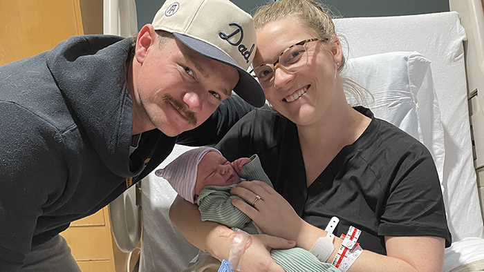 my Dhabalt-Barker and Matt Barker proudly introduce new son Theodore Barker